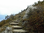 A láda megtalálása után vissza a kijárathoz