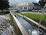 Mosókút Torockó főterén