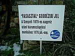 the sign