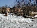 A turistaház maradványa