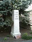 Egy ominózus oszlop. Szebb, mint a mai zöld táblák.