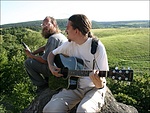 Gitárral a sziklán