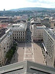  fentről a tér
