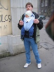 A legkisebb az alagút előtt