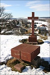 Kereszt és Bánd látképe