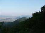 Kilátás a Pilis dombjai felé