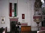 Az unitáriánus templomban