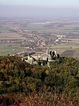 Somlóvár ősszel a kilátából