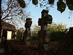 A templomkert sírjai