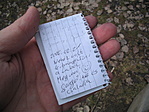 A logbook