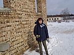 Első pontnál, mászás előtt a mama