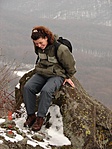 Anna a csúcson :o)