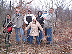 Abigél(elöl) Judit, Zsolt, Edina, Zsú, Máté, Gergőke (hátul)