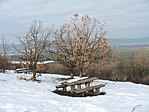 Pihenő a kilátó előtt