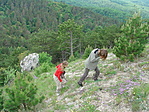 Vissza, majd ismét le