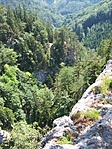 A Weichtalklamm fentről