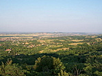 Kilátás a Pannonhalmi apátságra.