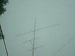 A yagi antenna, amellyel versenyeztünk.