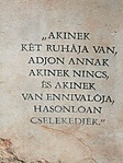 Szent János szobránál találtam...