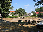 A templom közvetlen környezete most
