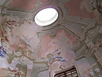 A kápolna mennyezete