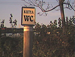 kutya water closet :)