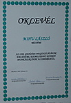 Okleveles geoládász barátunk oklevele