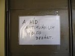 Cédula a múzeumnál(kár!)
