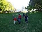 Tavasszal a sípályán
