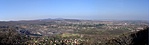 Flóra pihenői panoráma a bánya felé