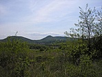 Távolban a János és a Nagy-Hárs-hegy