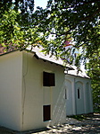 A kápolna hátulról