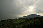 Panoráma közelgő viharral