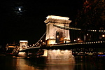 Chain Bridge by night