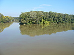 A Bodrog és a Tisza találkozása Tokajnál