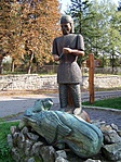 Szent György szobra