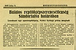 1935-ös újságcikk