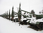 Harckocsik sora hóban