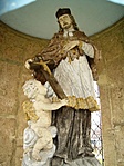 Szép Nepomuki Szt. János szobor 1721-ből