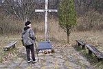 Temetőben