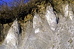 Sókúpok a kanyon oldalában