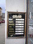 nyitvatartás