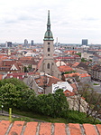 Kilátás a várudvarról