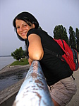 Ancsa a 2. pontnál