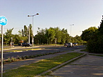 a közeli park