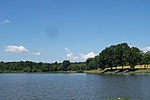 Halastó látképe