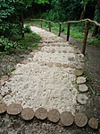 Murvás lépcső
