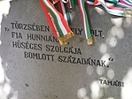 a síremlék felirata