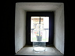 Tájház ablaka (belülről)