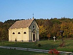 Kőhányás temploma délutáni fényben úszva